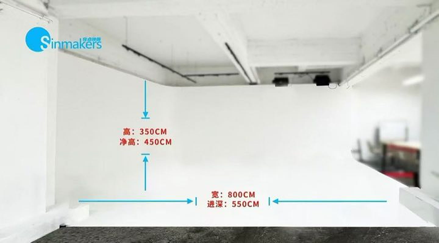 白棚尺寸标注实景